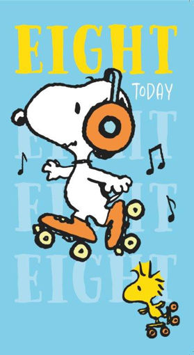 Picture of SNOOPY 8 TODAY BIRTHDAY CARD